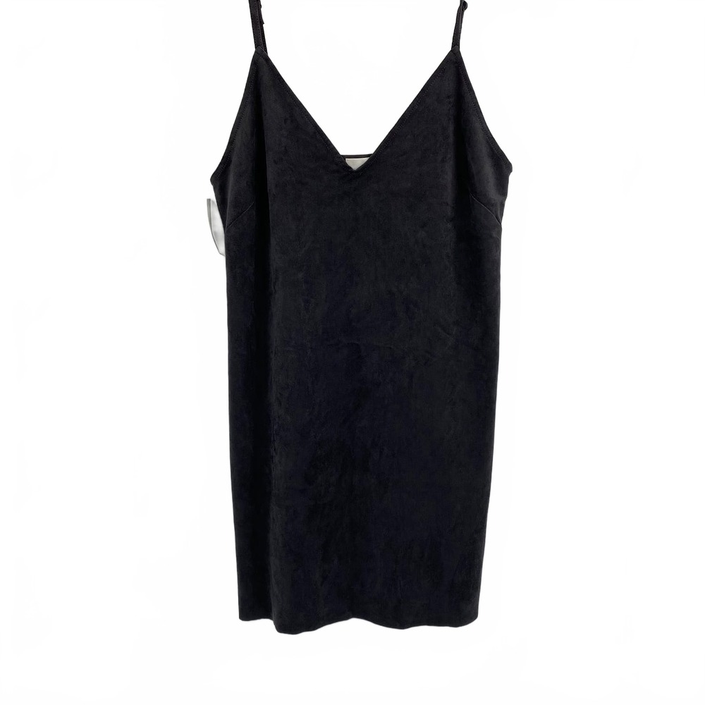 Wilfred Dark Charcoal Mini Dress | Polyester Spandex | OS Regular